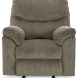 Ashley Furniture - Alphons Recliner - Beige Fabric - Recliners - Additional View 3
