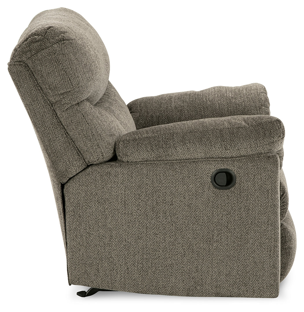 Ashley Furniture - Alphons Recliner - Beige Fabric - Recliners - Additional View 4