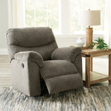 Ashley Furniture - Alphons Recliner - Beige Fabric - Recliners - Additional View 7