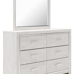 Ashley Furniture - Altyra Dresser And Mirror - White Wood - Dresser & Mirror