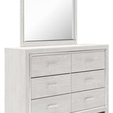 Ashley Furniture - Altyra Dresser And Mirror - White Wood - Dresser & Mirror