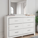 Ashley Furniture - Altyra Dresser And Mirror - White Wood - Dresser & Mirror - Additional View 2