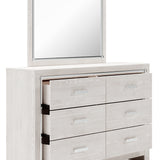 Ashley Furniture - Altyra Dresser And Mirror - White Wood - Dresser & Mirror - Additional View 3