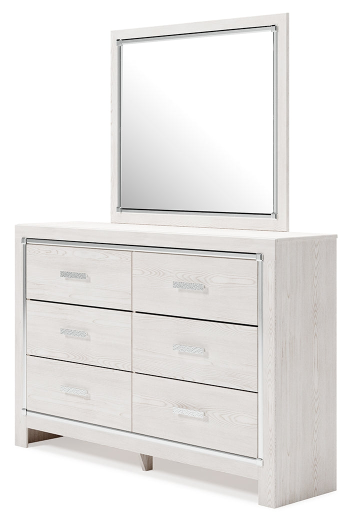 Ashley Furniture - Altyra Dresser And Mirror - White Wood - Dresser & Mirror - Additional View 5