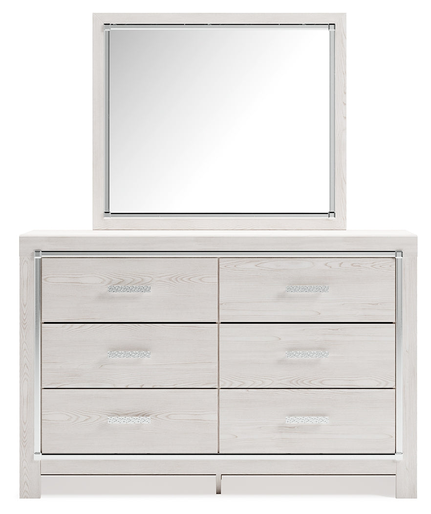 Ashley Furniture - Altyra Dresser And Mirror - White Wood - Dresser & Mirror - Additional View 6
