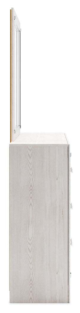 Ashley Furniture - Altyra Dresser And Mirror - White Wood - Dresser & Mirror - Additional View 7