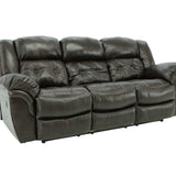 Hudson Leather Reclining Sofa - Chocolate - Additional View 1