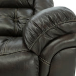 Hudson Leather Reclining Sofa - Chocolate - Additional View 2