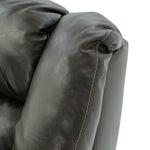 Hudson Leather Reclining Sofa - Chocolate - Additional View 3