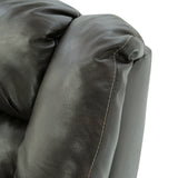 Hudson Leather Reclining Sofa - Chocolate - Additional View 3
