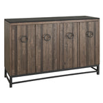 International Furniture Direct - IRONWOOD CONSOLE - Dark Brown Wood|Metal - Tables - Additional View 1