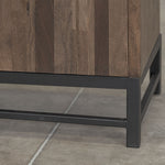 International Furniture Direct - IRONWOOD CONSOLE - Dark Brown Wood|Metal - Tables - Additional View 4