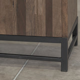 International Furniture Direct - IRONWOOD CONSOLE - Dark Brown Wood|Metal - Tables - Additional View 4