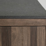 International Furniture Direct - IRONWOOD CONSOLE - Dark Brown Wood|Metal - Tables - Additional View 6