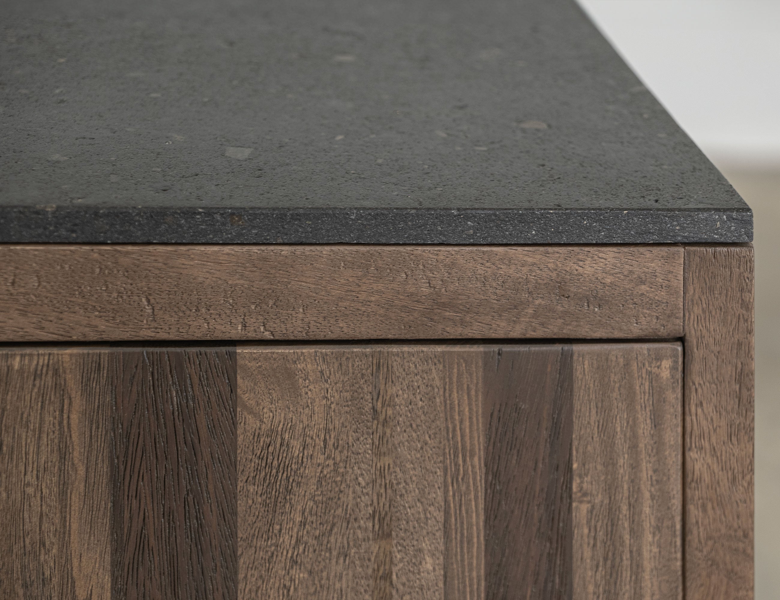 International Furniture Direct - IRONWOOD CONSOLE - Dark Brown Wood|Metal - Tables - Additional View 6