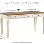 Ashley Furniture - REALYN LIFT TOP DESK - Light Brown Wood - Desks - Additional View 3