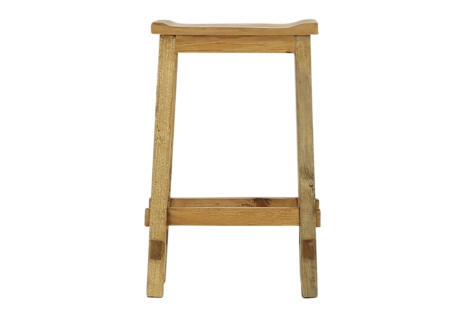Lawman 30" Saddle Stool - Light Wax