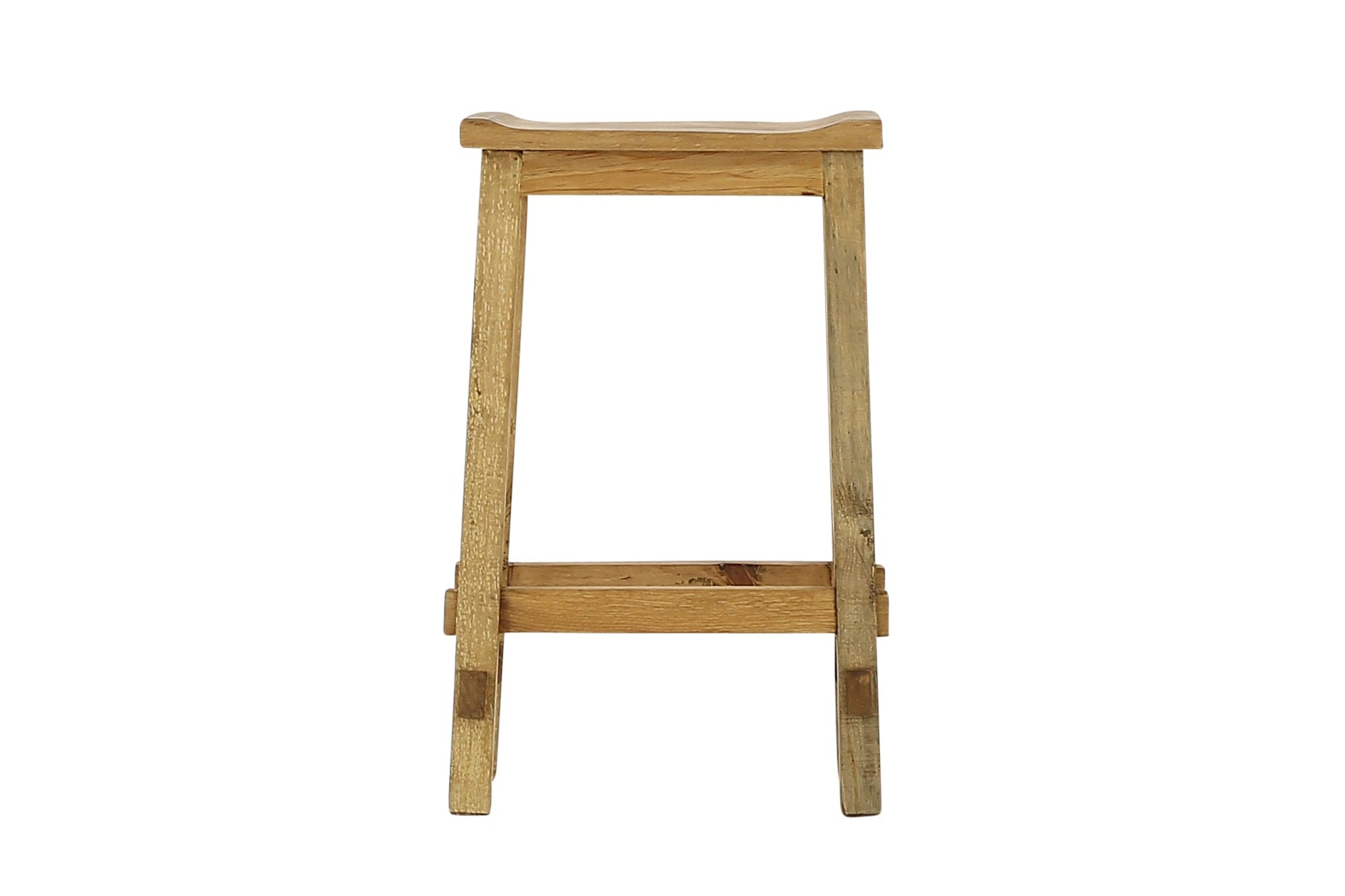 Lawman 30" Saddle Stool - Light Wax
