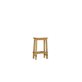 Lawman 30" Saddle Stool - Light Wax - Additional View 1