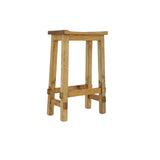 Lawman 30" Saddle Stool - Light Wax - Additional View 2
