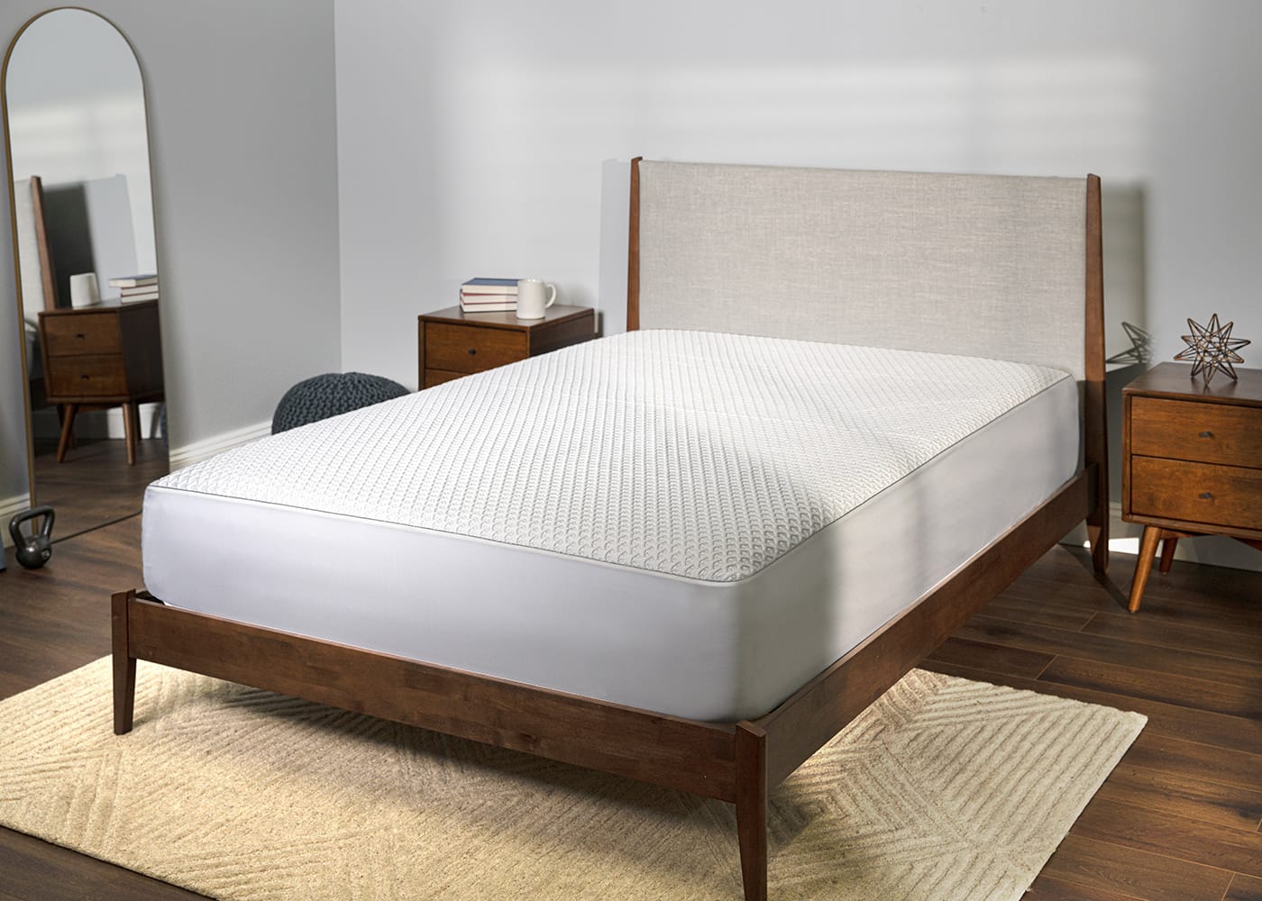 Bedgear - Vertex Cooling King Mattress Pad - White Fabric - Protectors - Additional View 9
