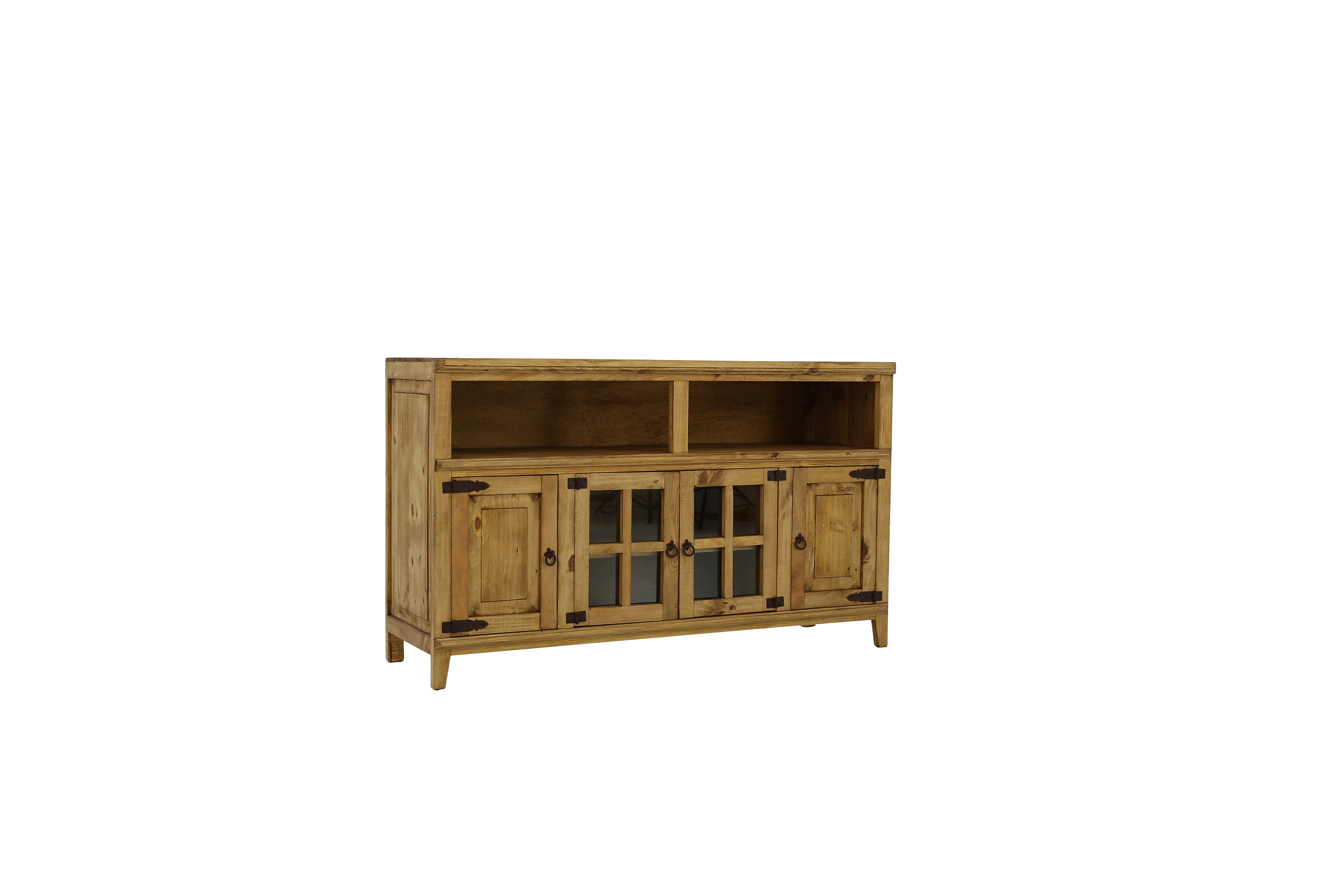 Lawman 60" Media Console - Light Wax - Additional View 1