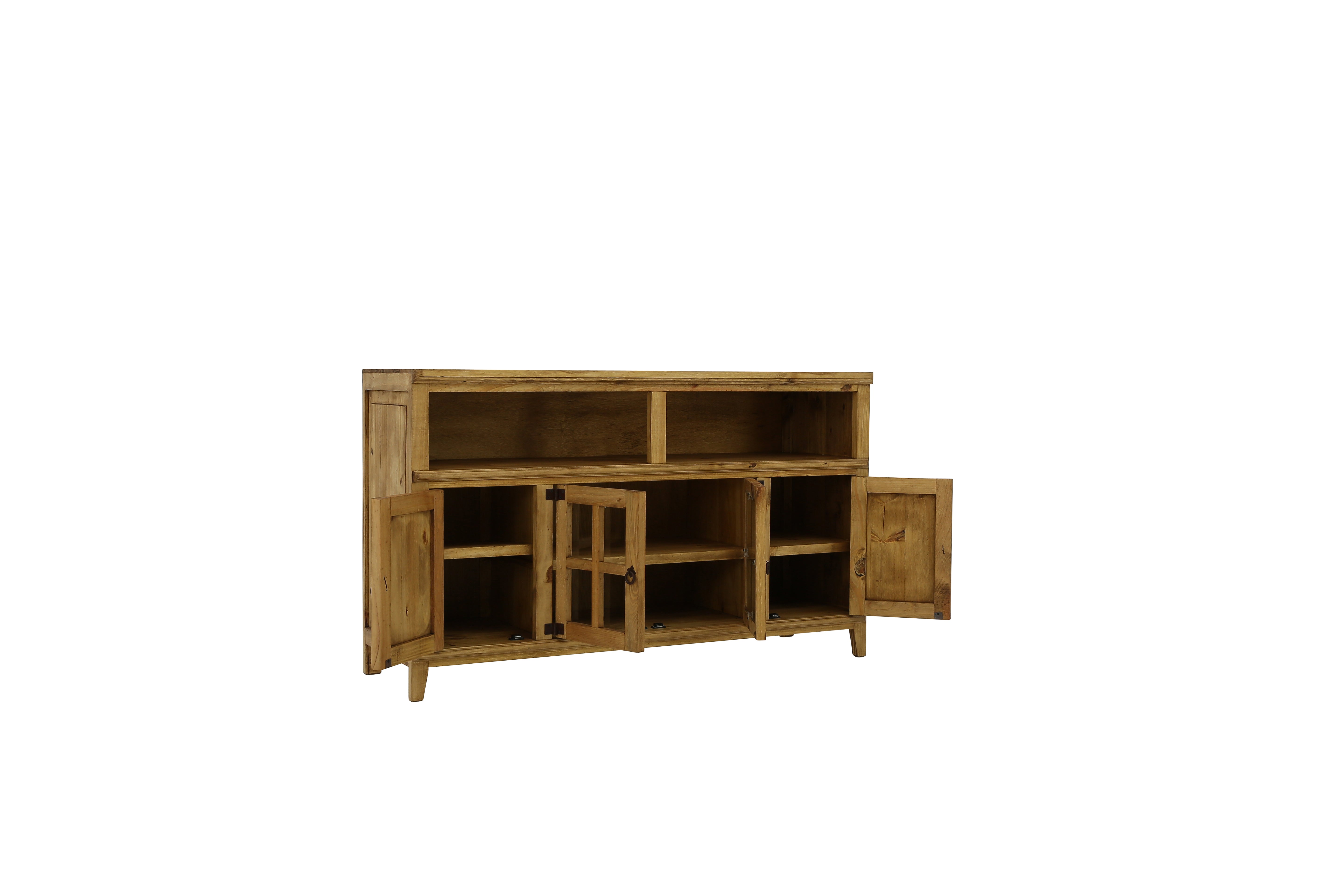 Lawman 60" Media Console - Light Wax - Additional View 2