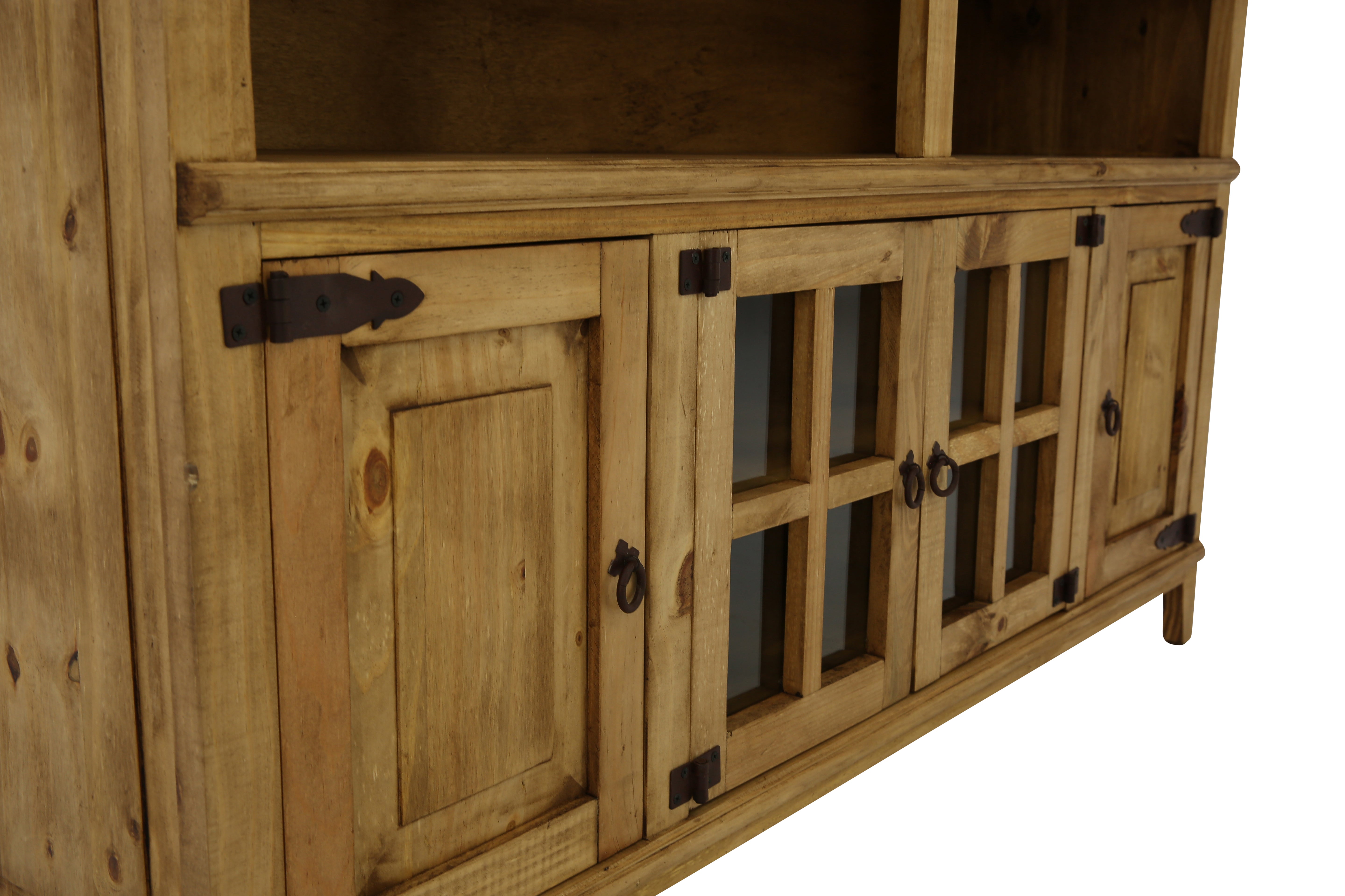 Lawman 60" Media Console - Light Wax - Additional View 3