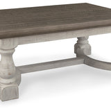 Ashley Furniture - HAVALANCE RECTANGULAR COCKTAIL TABLE - Dark Gray Wood - Tables