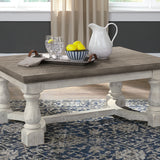 Ashley Furniture - HAVALANCE RECTANGULAR COCKTAIL TABLE - Dark Gray Wood - Tables - Additional View 1