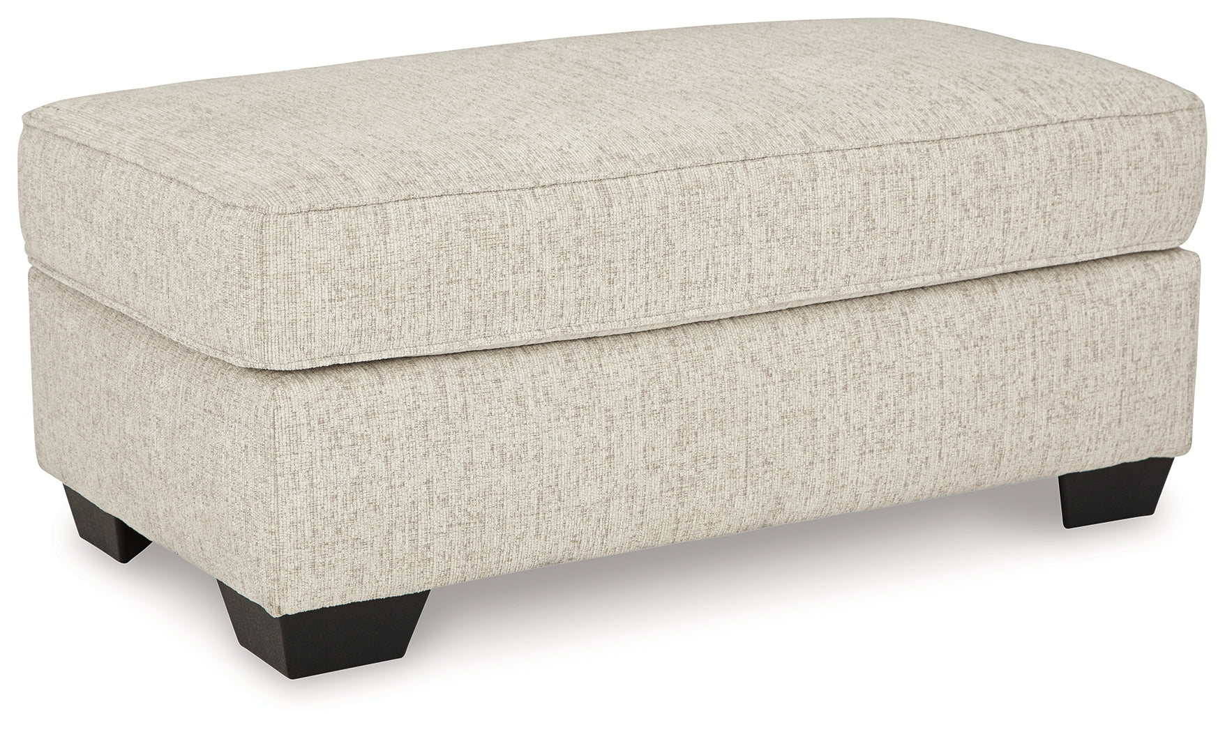 Ashley Furniture - HEARTCORT QUARTZ OTTOMAN - Beige Fabric - Ottomans