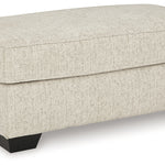 Ashley Furniture - HEARTCORT QUARTZ OTTOMAN - Beige Fabric - Ottomans