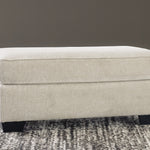 Ashley Furniture - HEARTCORT QUARTZ OTTOMAN - Beige Fabric - Ottomans - Additional View 1
