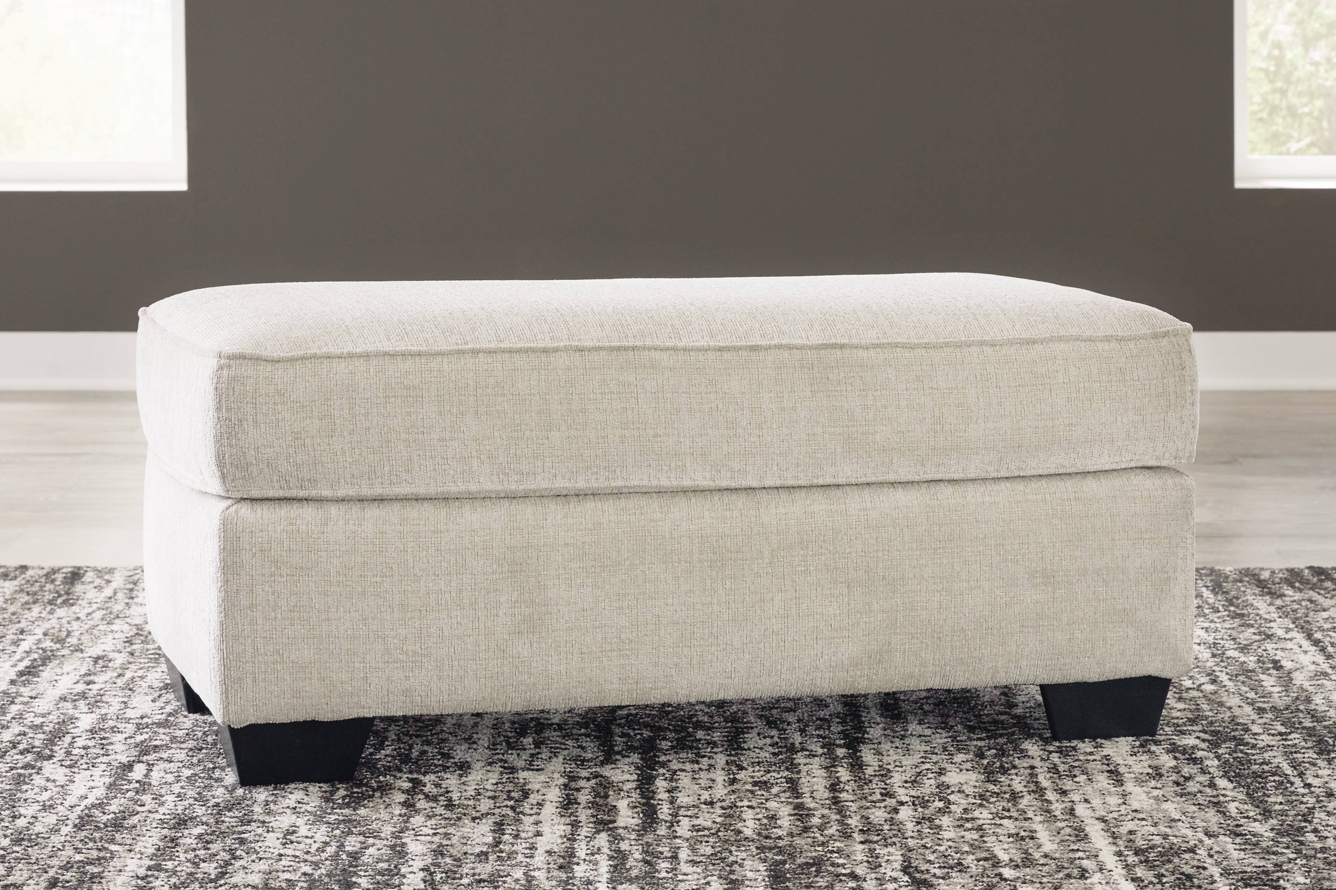 Ashley Furniture - HEARTCORT QUARTZ OTTOMAN - Beige Fabric - Ottomans - Additional View 1