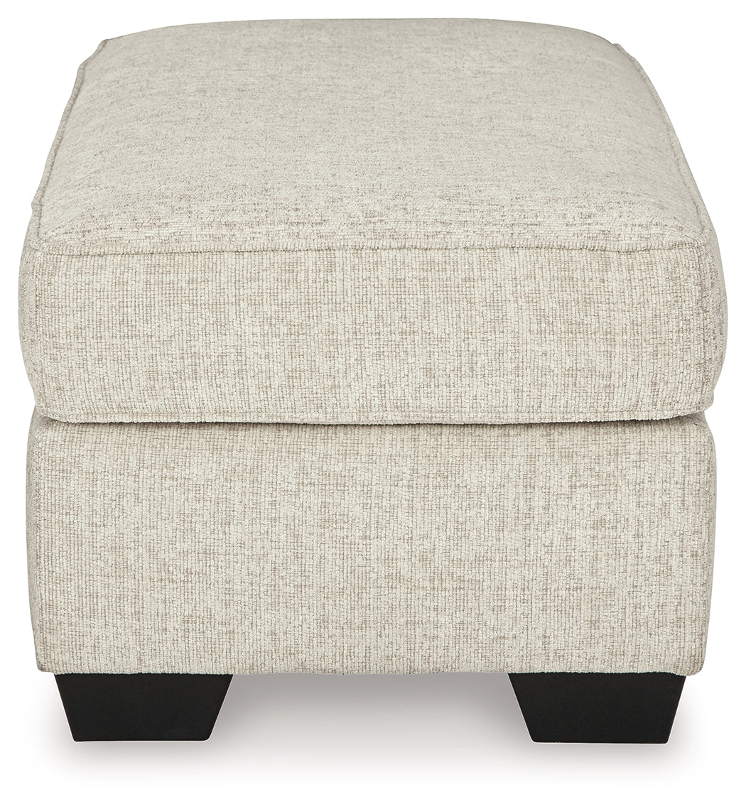 Ashley Furniture - HEARTCORT QUARTZ OTTOMAN - Beige Fabric - Ottomans - Additional View 3