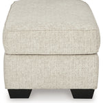 Ashley Furniture - HEARTCORT QUARTZ OTTOMAN - Beige Fabric - Ottomans - Additional View 3