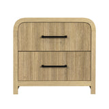 Elements International - RIDGEMONT NIGHTSTAND - Light Brown Wood - Nightstands - Additional View 1