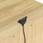 Elements International - RIDGEMONT NIGHTSTAND - Light Brown Wood - Nightstands - Additional View 6