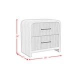 Elements International - RIDGEMONT NIGHTSTAND - Light Brown Wood - Nightstands - Additional View 10