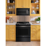 GE BLACK SLATE 1.9CU OVER THE RANGE MICROWAVE - Microwaves - Additional View 3
