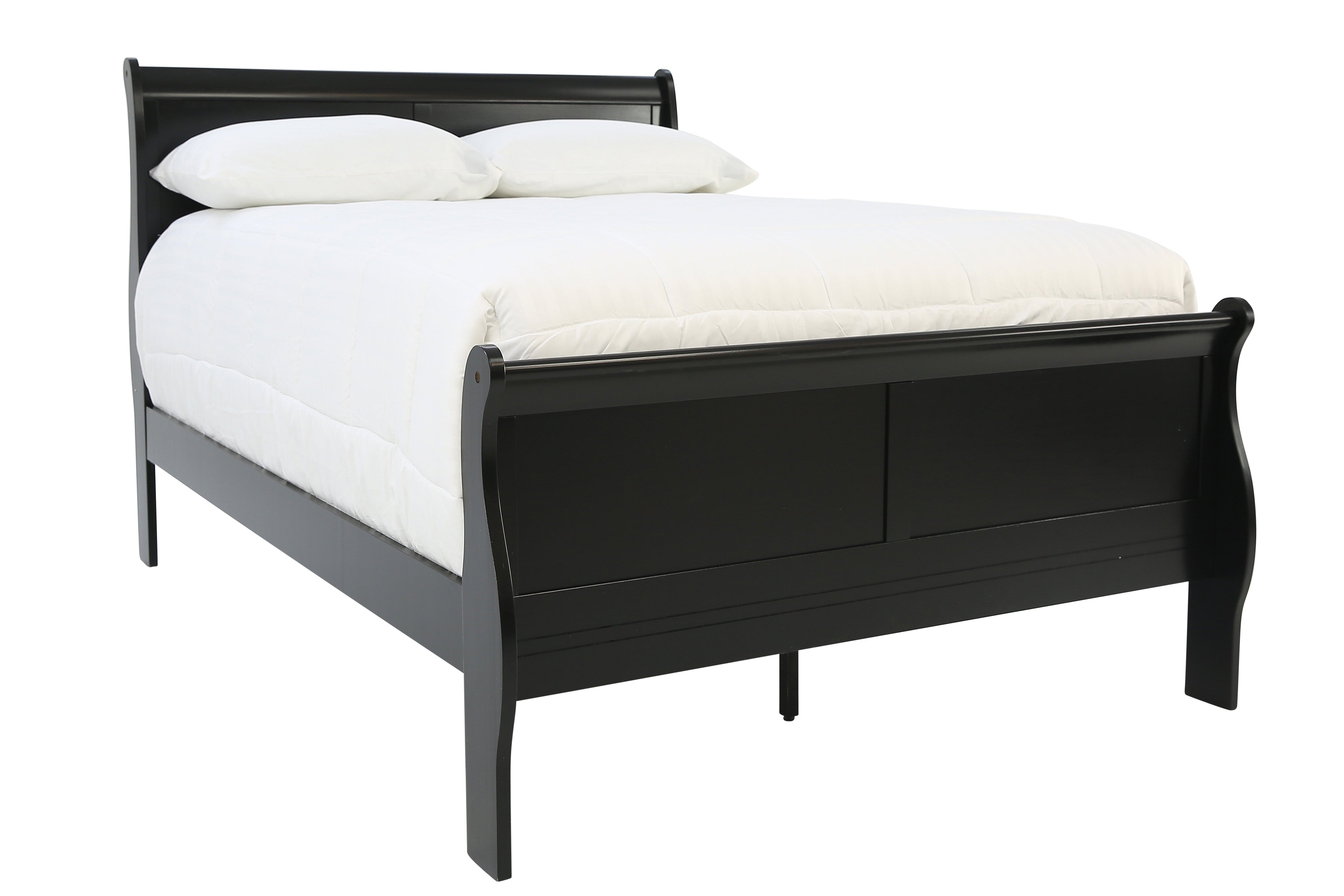 Louis Philip Full Bed - Black