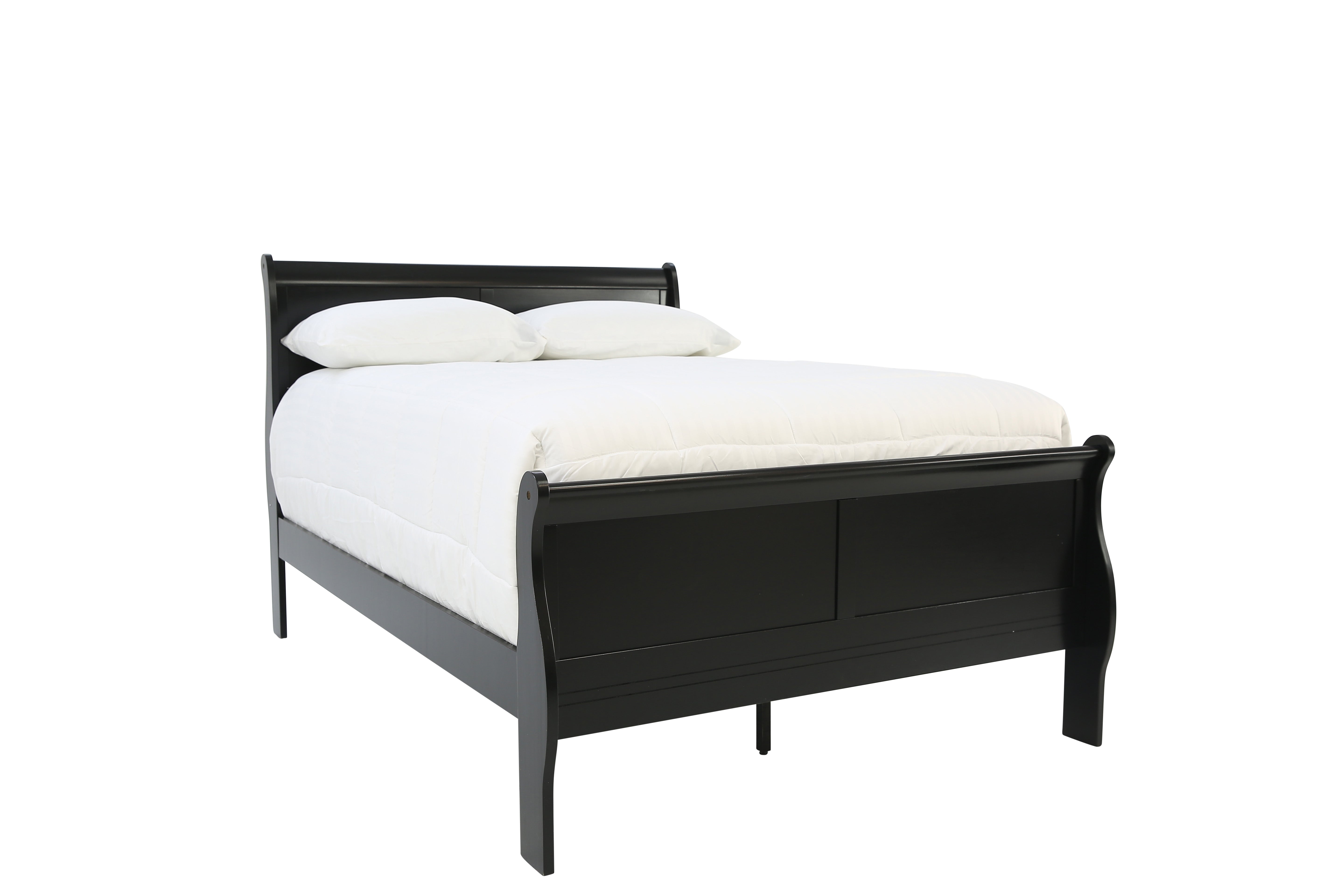 Louis Philip Full Bed - Black