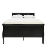 Louis Philip Full Bed - Black - Additional View 1