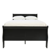 Louis Philip Full Bed - Black - Additional View 1