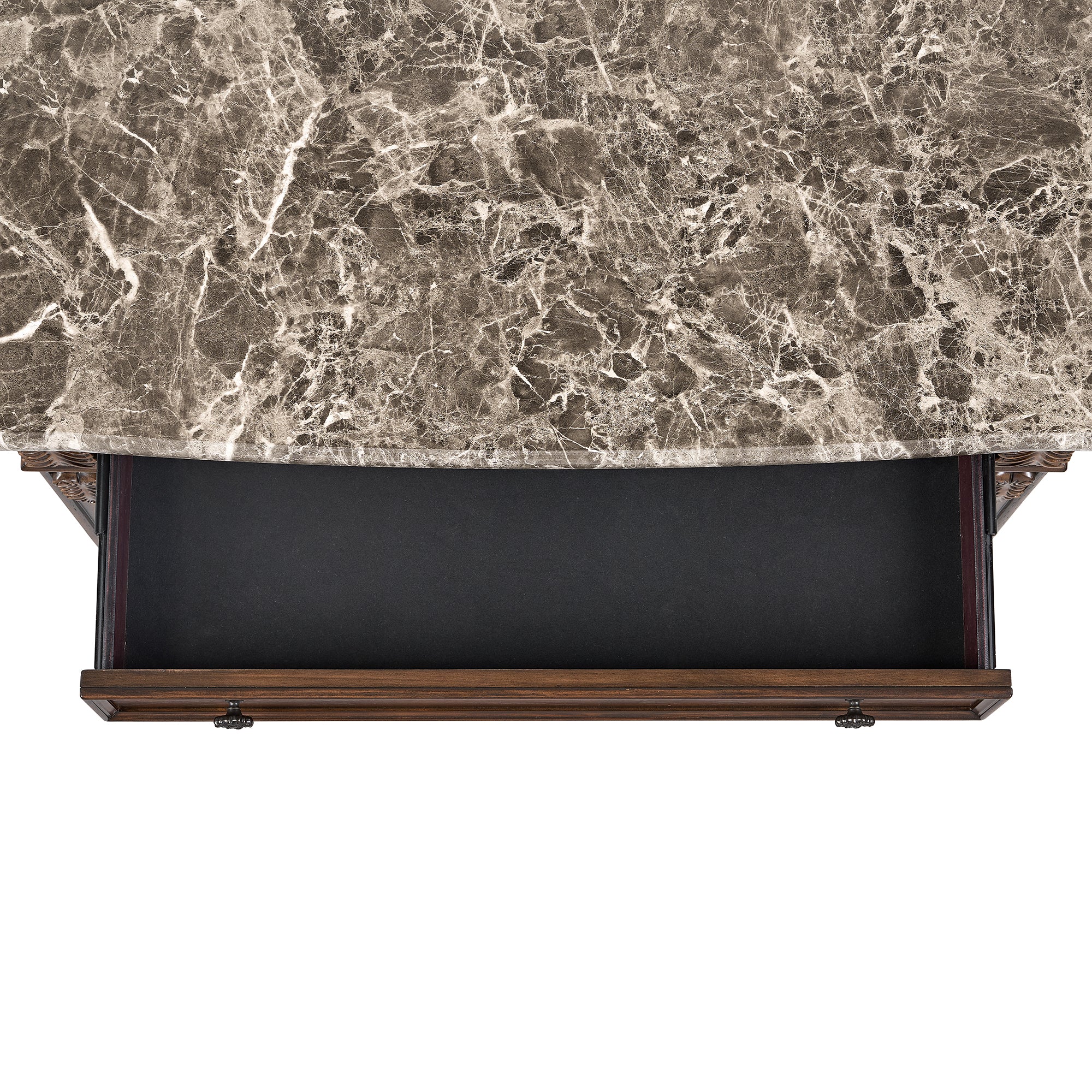 Elements International - CADENZA BROWN CHEST - Dark Brown Wood - Chests - Additional View 4