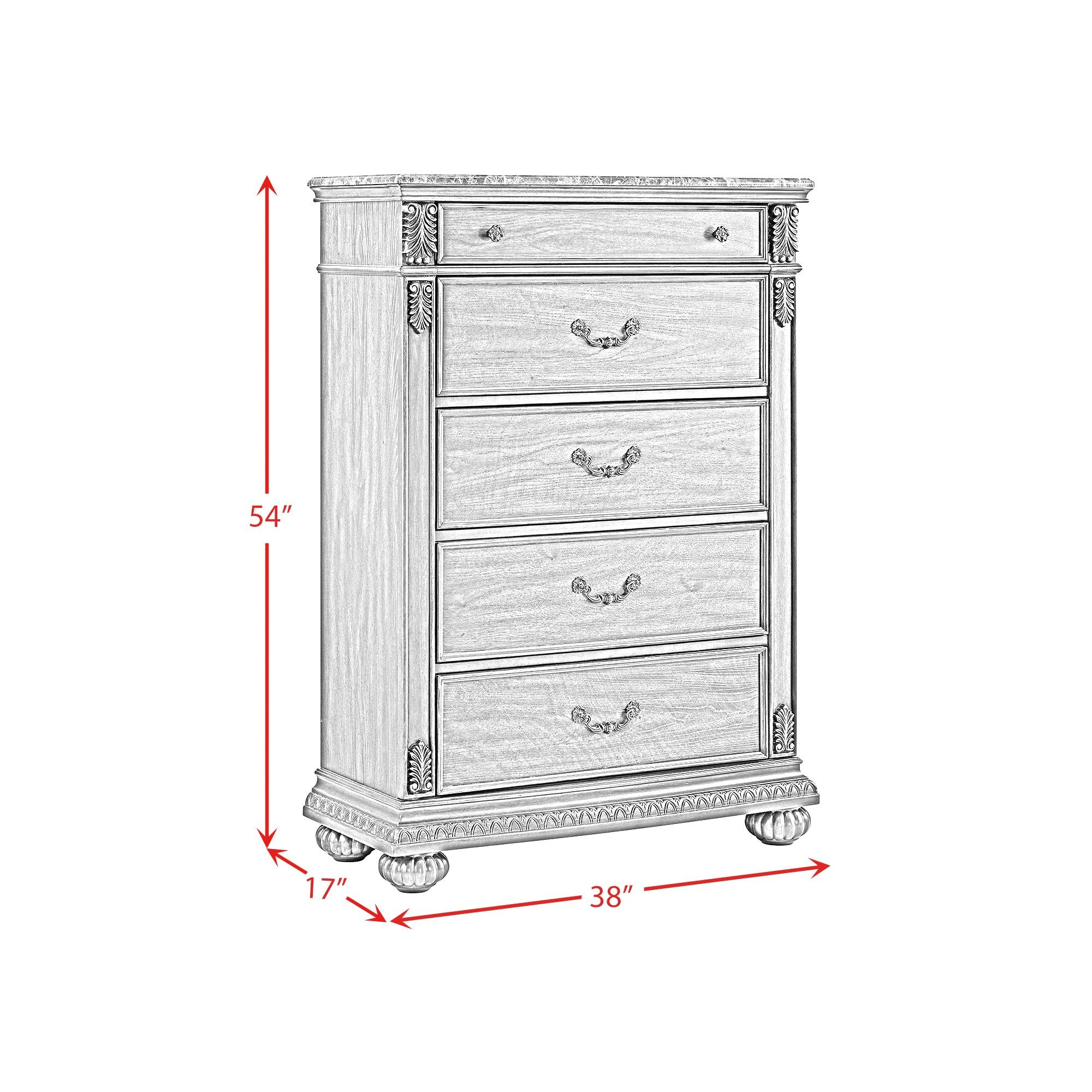 Elements International - CADENZA BROWN CHEST - Dark Brown Wood - Chests - Additional View 11