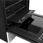 GE STAINLESS STEEL ELECTRIC CONVECTION WITH AIR FRY RANGE - Pearl Silver|Black - Ranges - Additional View 7