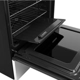GE STAINLESS STEEL ELECTRIC CONVECTION WITH AIR FRY RANGE - Pearl Silver|Black - Ranges - Additional View 7