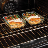 GE STAINLESS STEEL ELECTRIC CONVECTION WITH AIR FRY RANGE - Pearl Silver|Black - Ranges - Additional View 17