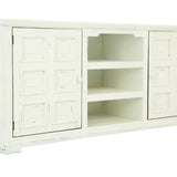 LAFITTE AGED WHITE TV STAND - Additional View 1
